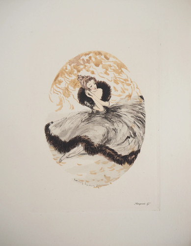 Louis icart jeune femme - icart,