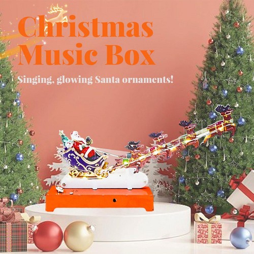 Boîte musique noël - boîte,