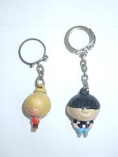 Lot de 2 porte-clés vintage - Chouchou et Yéyé Salut les Copains SLC ORTF (B18)