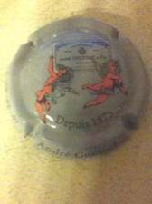 Capsule de champagne GOUTORBE A. depuis 1875 (14. gris pâle anges roses)