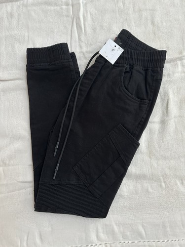 Pantalon cargo noir - noir, taille