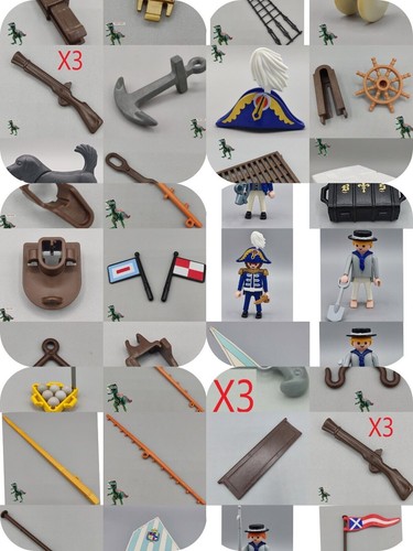 Playmobil 3055 3740 goélette