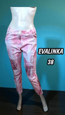 Evalinka Taille 38  pantalon jeans jean denim rose femme