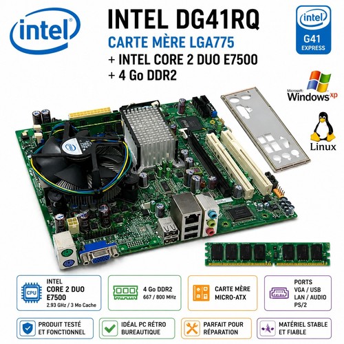 Intel dg41rq core 2 duo - intel,