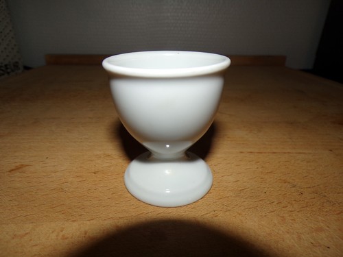 Coquetier porcelaine blanche - coquetier,