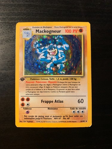 Carte pokémon mackogneur - carte, :