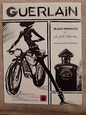 Publicité papier Parfum. Perfume Ad Guerlain la petite robe noire 2017