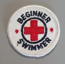 INSIGNE PATCH MILITAIRE  - US CROIX ROUGE BEGINNER SWIMMER