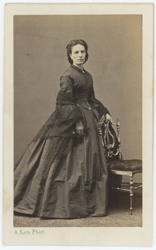 Cdv circa 1865 portrait - portrait, d'une