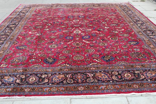 Tapis oriental laine rouge - tapis, en