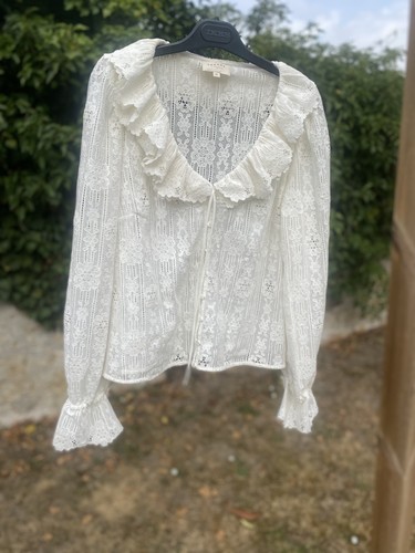 Chemise mariele guipure - chemise,