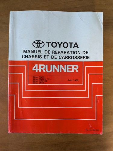 Manuel réparation toyota - manuel, de