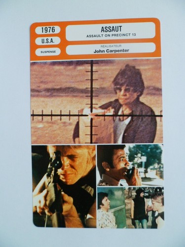 Carte fiche cinema 1976 assaut - carte,