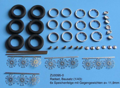 Ensemble roues 11 9mm - de,