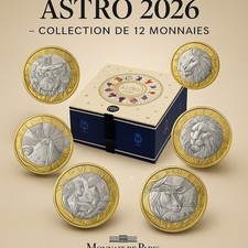 Collection ASTRO 2026 – 12 Pièces de 5€ + Coffret  - Authentique
