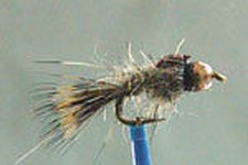 1 x Mouche Nymphe Lievre BILLE