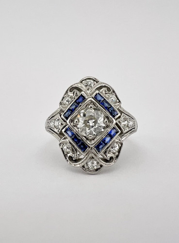 Bague fiançailles ancienne - bague,
