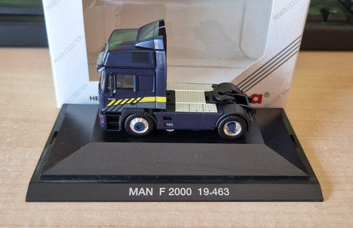 Tracteur routier bleu - , herpa