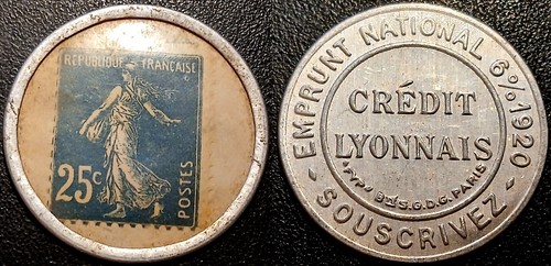 Timbre monnaie crédit - monnaie,