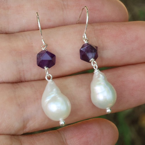 Boucles oreilles perles - boucles, de