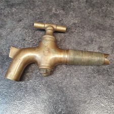 Ancien gros robinet en bronze