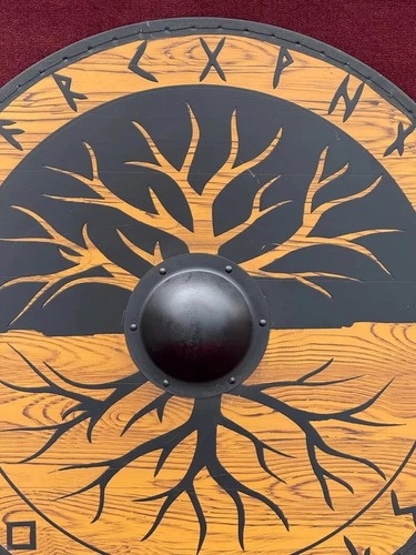 Bouclier rond viking - , 24"