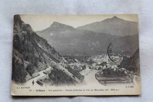 Cpa 1921 cluses - cluses,, vue