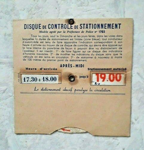 Disque contrôle de - disque,