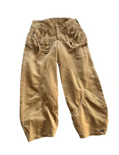 Pantalon marron jupette rubans