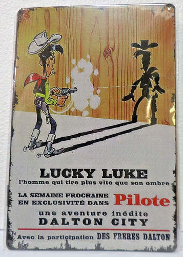 Plaque metal vintage 20x30 - plaque,