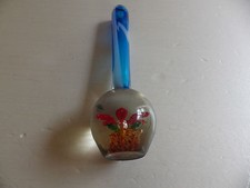 VASE COL DE CYGNE SULFURE PRESSE PAPIER FLEUR COLLECTION