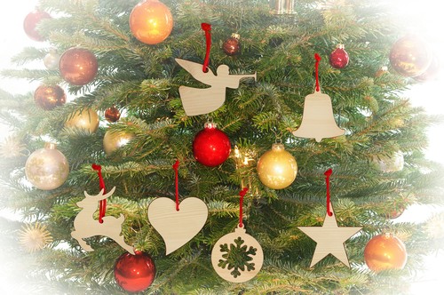 Décorations arbre noël - décorations, de