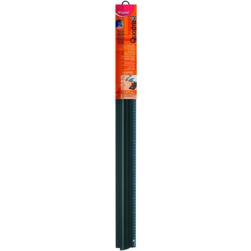 Règle aluminium 80 cm - -,