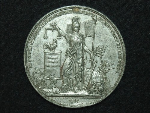 Medaille étain allen moore - allen, &