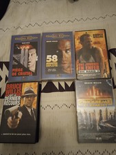 [Vintage] Lot 5 films VHS Bruce Willis Die Hard + 5ème élément + Dernier Recours