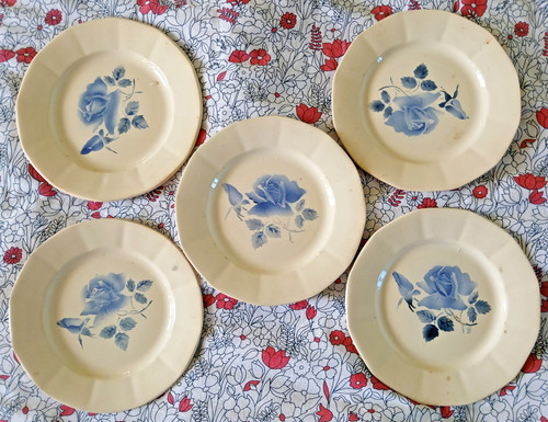 Lot assiettes plates - 5,