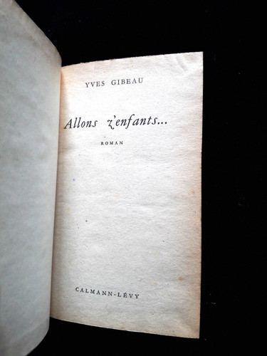 Allons enfants yves gibeau - allons,
