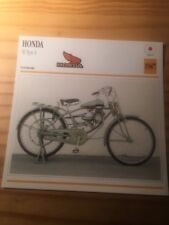 Honda 50 cub type A 1947 Carte