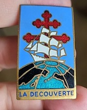 Insigne marine , frégate La  DECOUVERTE 