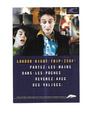 RARE / CARTE POSTALE - TRAIN EUROSTAR PARIS LONDRES LONDON TUNNEL / POSTCARD