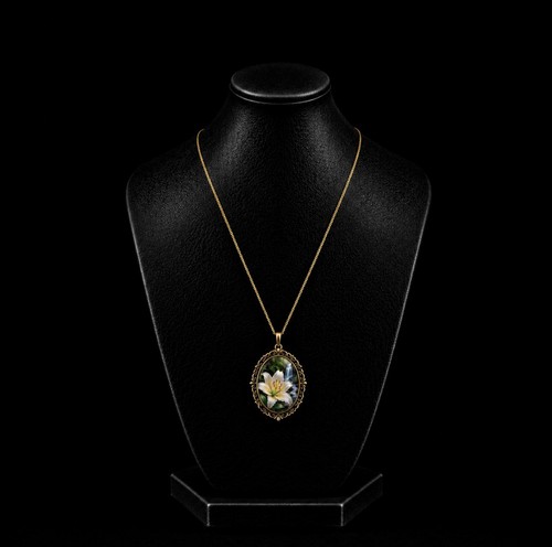 Collier vintage plaqué 18 - vintage,