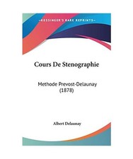 Cours De Stenographie: Methode