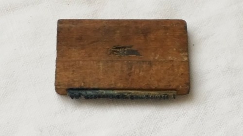 Ancien tampon encreur bois - ancien,
