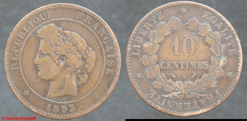 France centimes cérès - !, 10
