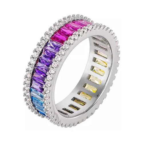 Sterling silver baguette - sterling,