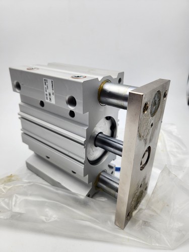 Vérin guidé pneumatique smc - vérin,