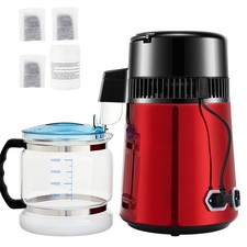 4L Distillateur d'Eau Machine à Distiller Eau 1L/h 30-108℃ 0-99h Réglable