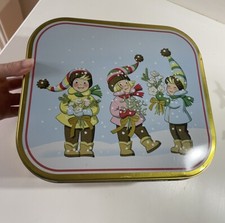 BOITE EN METAL DELACRE COLLECTION LES TRIPLES HIVER CUISINE GÂTEAU  BD DÉCO
