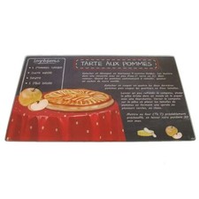Planche en verre à découper Recette Tarte aux Pommes