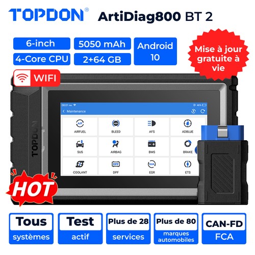 Topdon artidiag800 outil - topdon,